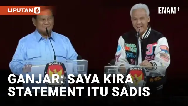 Ganjar Sebut Statement Prabowo soal Internet atau Makan Siang Gratis Sadis