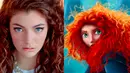 Lorde dan Merida dari Brave memang mirip ya kalau soal gaya rambut. (961.com.au)