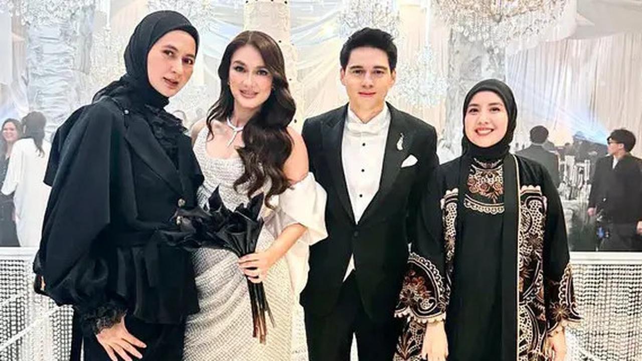 Foto Buket Bunga Hitam Unik Calla Lily di Resepsi Luna Maxime, Ini Makna di Balik Keanggunannya