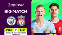 Jadwal dan Live Streaming Manchester City vs Liverpool di Vidio