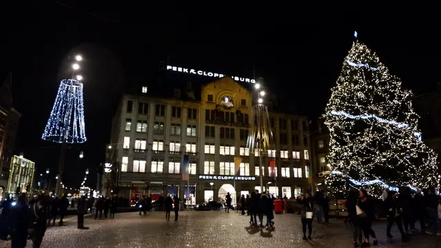 Semarak Amsterdam Light Festival Jelang Natal