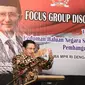 Fadel Muhammad membuka FGD yang bertema 'Pedoman Haluan Negara Sebagai Arah Perencanaan dan Pembangunan Nasional'