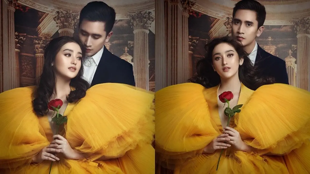 7 Pemotretan Verrell Bramasta dan Ranty Maria Bertema Beauty and The Beast