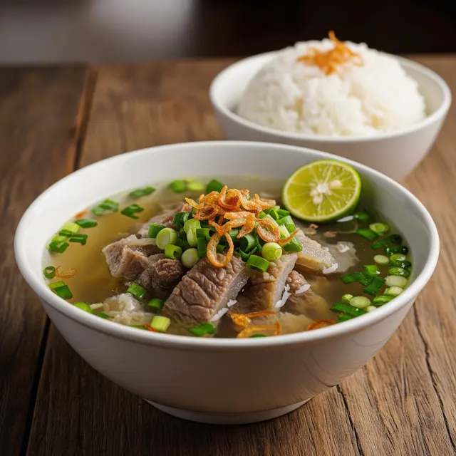 Cara Membuat Soto Kikil Bening (AI Generated)