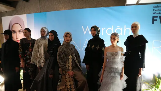 Kecantikan dan fashion di Indonesia Fashion Week 2018
