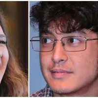 Nadine Chandrawinata dan Dimas Anggara (Bintang Pictures)
