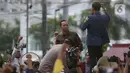 Mensesneg Prasetyo Hadi mengatakan bahwa pemerintah menginginkan pendidikan yang berkualitas dan terjangkau, sebagaimana yang diperjuangkan mahasiswa. (Liputan6.com/Helmi Fithriansyah)