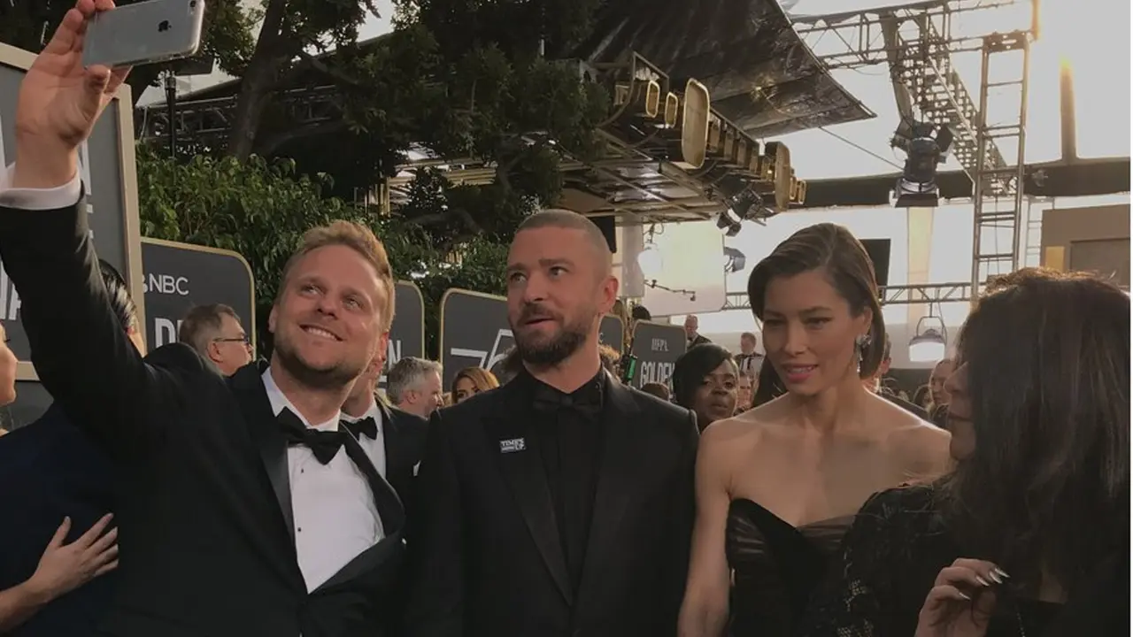 Justin Timberlake di Golden Globes 2018