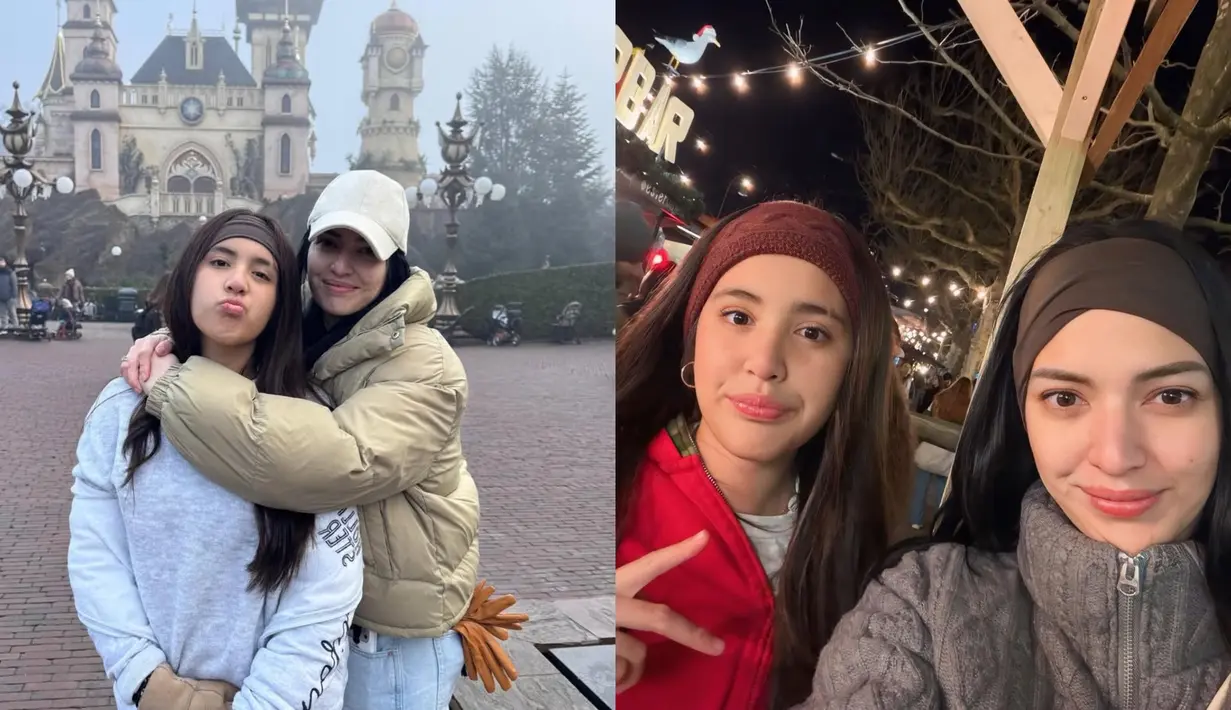 Nia Ramadhani dan Ardi Bakrie mengajak putra putrinya liburanya ke Eropa di akhir tahun. Tampilan Nia Ramadhani dan Mikhayla jadi sorotan lantaran pasangan ibu anak ini terlihat layaknya bestie [@ramadhaniabakrie]