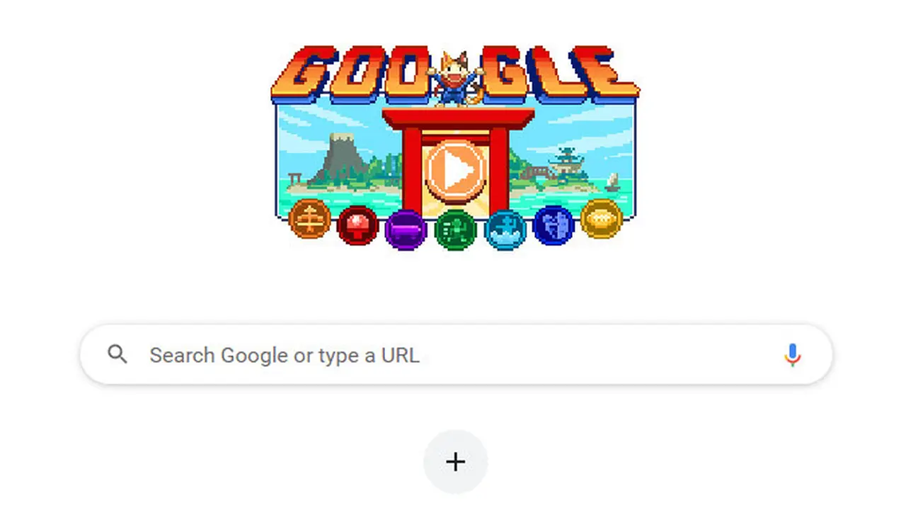 Google Doodle Olimpiade Tokyo 2020 / 2021