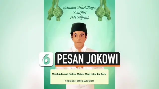 VIDEO: Jokowi Kirim Pesan Idul Fitri Menyentuh di Tengah Pandemi