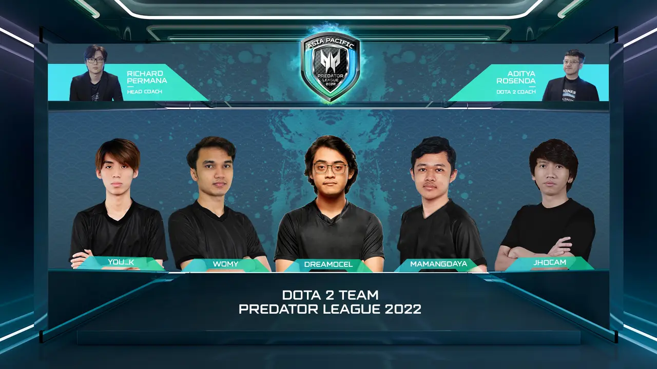 5 Pemain DOTA2 Terpilih Mewakili Indonesia di Grand Final APAC Predator League 2022