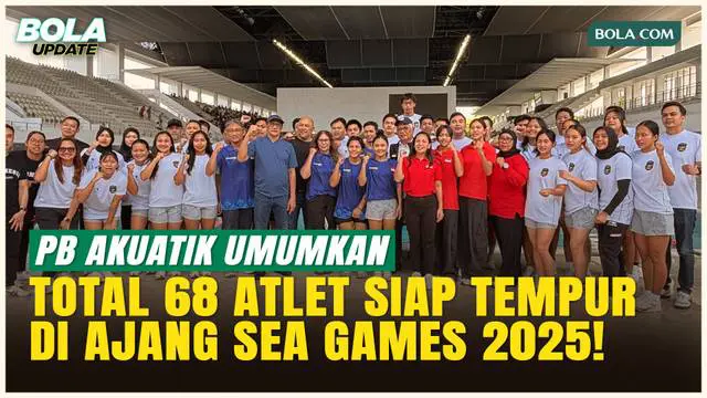 PB Akuatik Indonesia resmi mengumumkan 46 atlet tambahan yang akan tampil di SEA Games 2025 Thailand untuk cabang polo air, renang artistik, open water swimming, dan loncat indah. Sebelumnya, 22 perenang sudah lebih dulu dirilis. Dengan total 68 atle...