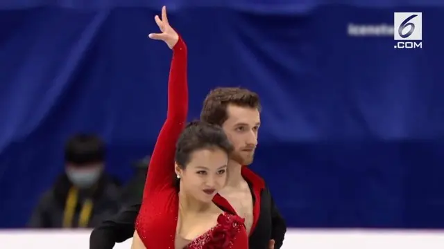 VIDEO: Kancing Baju Atlet "Figure Skating" Terlepas Saat Berlaga