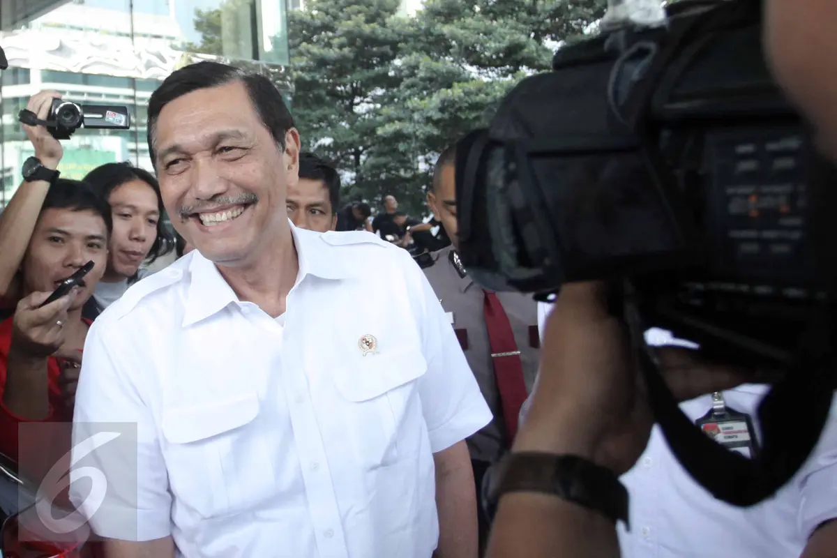 Lapor LHKPN, Luhut Panjaitan Sambangi Gedung KPK