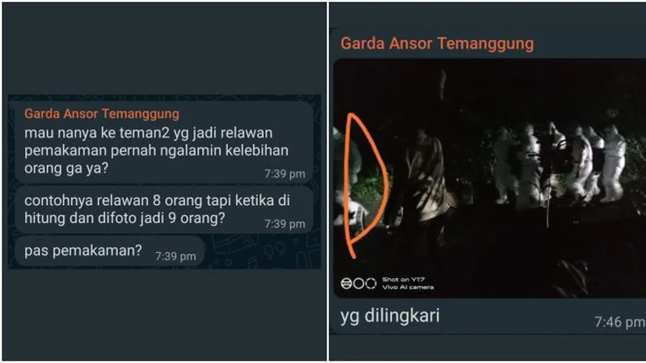 Viral Tim Pemulasaraan Jenazah Covid-19 di Temanggung Dibantu oleh Sosok Misterius