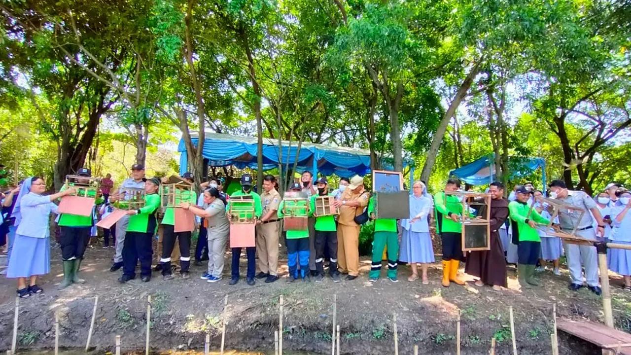 Pusat Riset Sains dan Teknologi Atmosfer-Organisasi Riset Penerbangan dan Antariksa BRIN mengungkapkan penanaman hutan mangrove di sepanjang bibir pantai dapat mencegah ancaman tenggelam di sejumlah wilayah pesisir Pantai Utara Jawa (Pantura) termasuk Jak