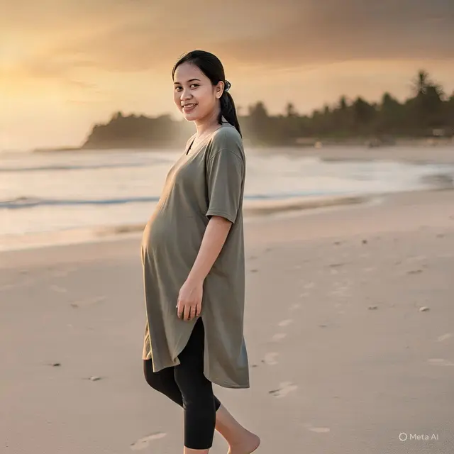 Outfit Ibu Hamil Jalan-Jalan
