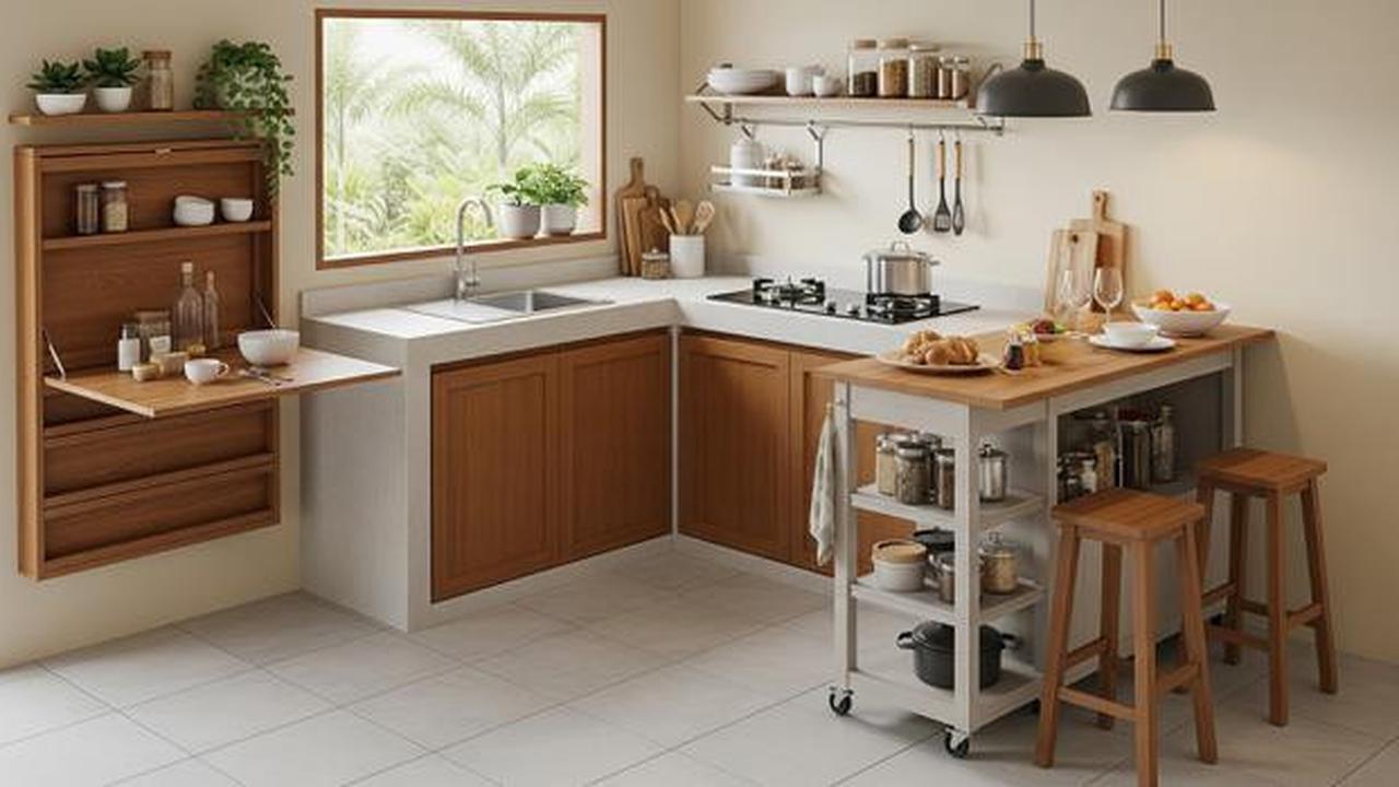 8 Ide Tata Letak Kitchen Set L-Shape untuk Dapur Kecil, Bikin Nyaman saat Masak