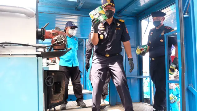 Bea Cukai dan BNN Musnahkan Ratusan Kilogram Narkotika Jenis Sabu, Ganja, dan Tembakau Gorila