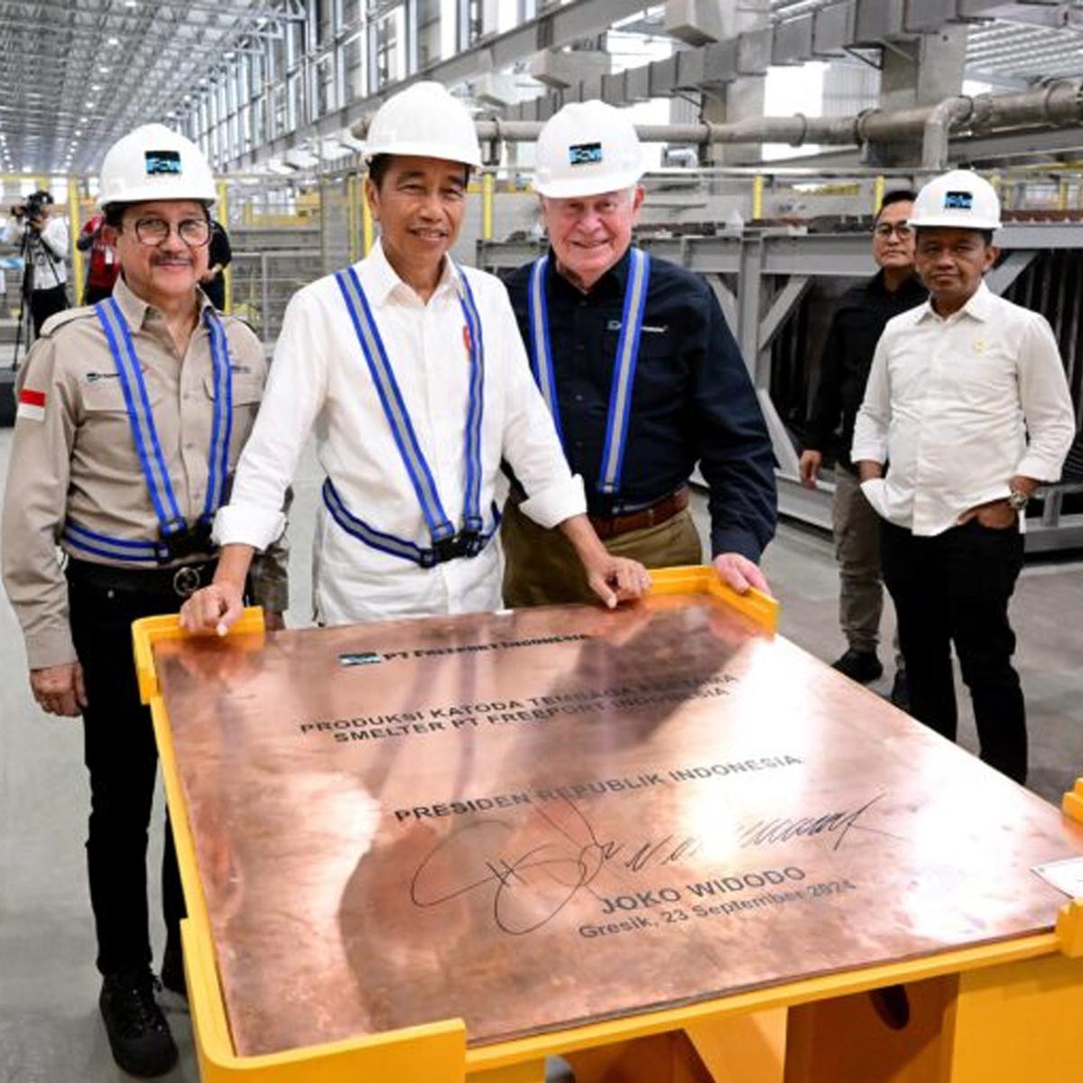 Smelter Freeport Indonesia di Gresik