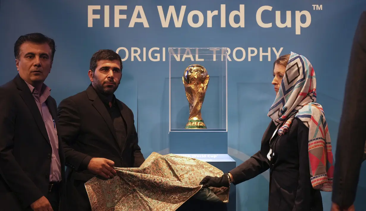 Iran tercatat sudah tampil sebanyak lima kali di turnamen sepak bola terbesar di dunia itu, yaitu Piala Dunia 1978, 1998, 2006, 2014, dan 2018. Raihan terbaiknya yaitu saat edisi 2018 di Rusia. (AP/Vahid Salemi)