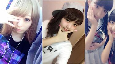 10 Gaya Populer Cewek Jepang Saat Berpose Selfie Kamu Pasti