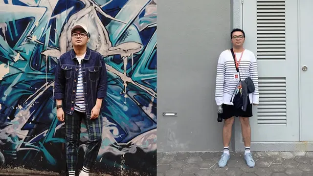 Dulu Geofanny terkenal dengan ciri khas penampilan rambut tebal dan berponi depan. Kini ia berambut klimis dan tak lupa memakai topi.