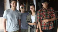 Pemain film 11:11 ditemui di lokasi syuting (Liputan6.com/ Hernowo Anggie)