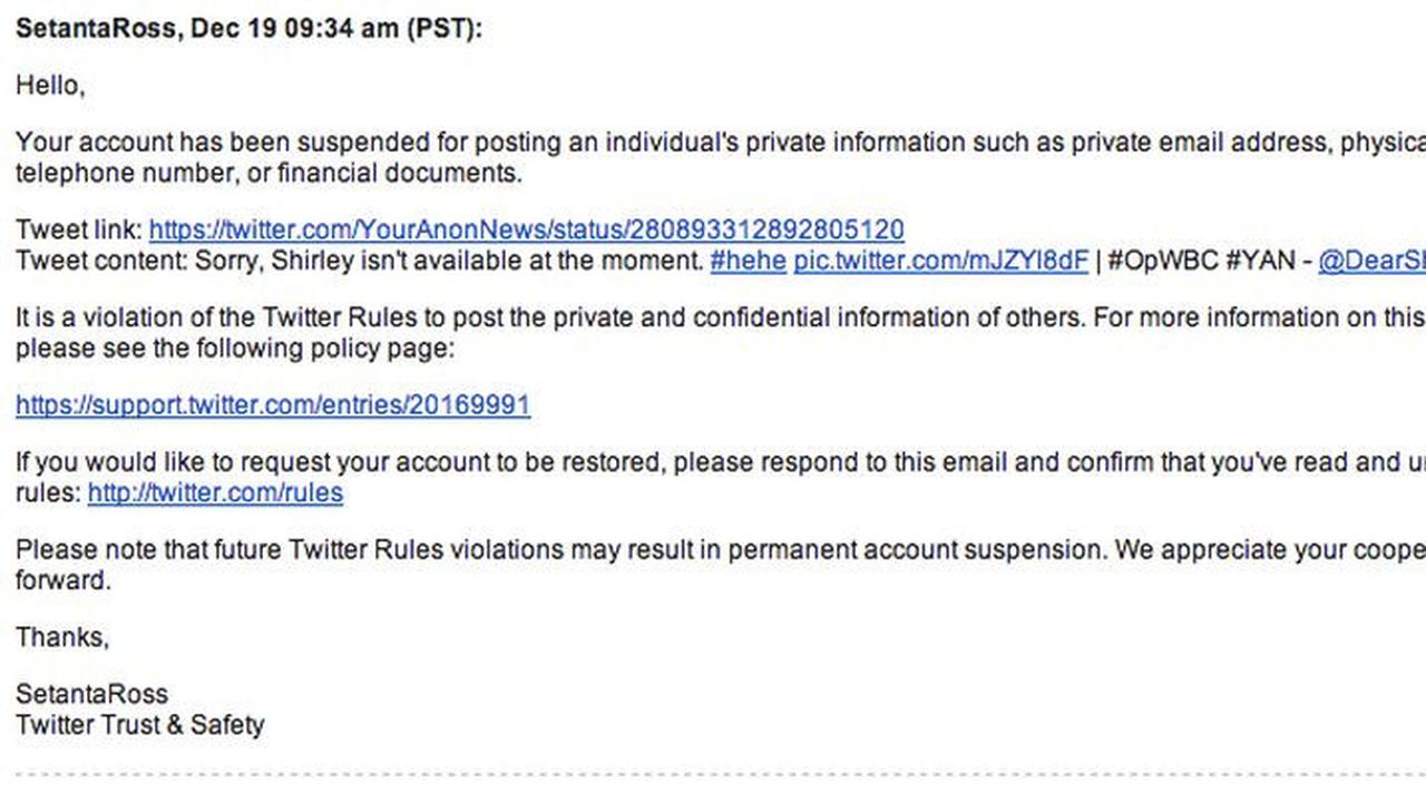 anonimous email