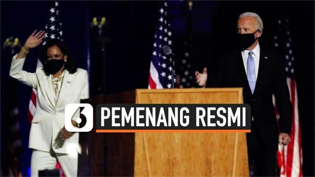 Rapat kongres resmi memutuskan Joe Biden dan Kamala Harris sebagai pemenang Pilpres AS 2020 dan berhak menjabat sebagai Presiden dan Wakil Presiden Amerika Serikat berikutnya.