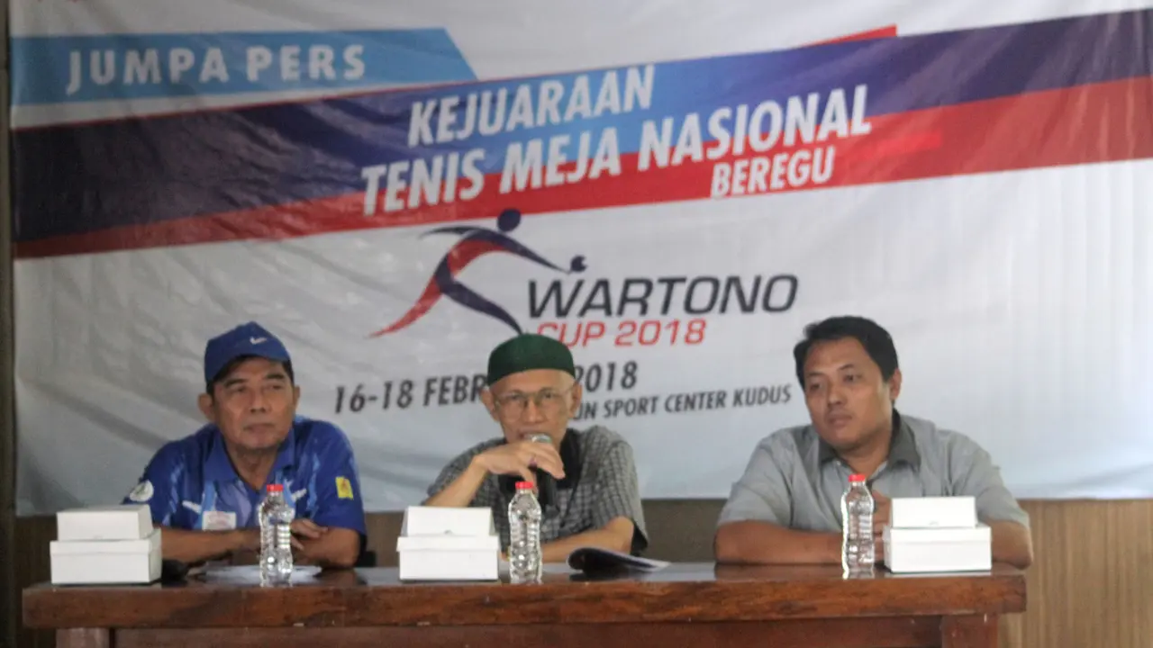 Tenis Meja, Kejurnas Wartono Cup 2018