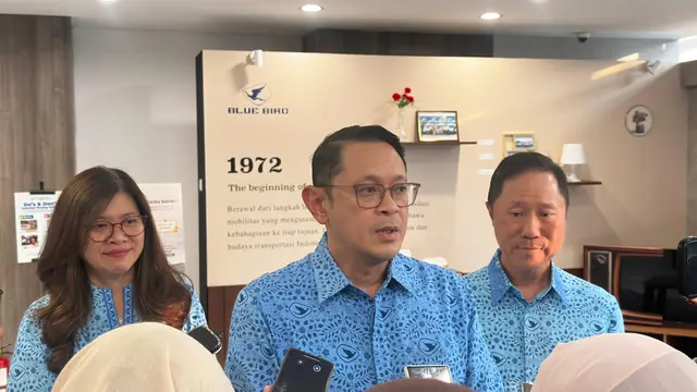 Direktur Utama PT Blue Bird Tbk, Adrianto Djokosoetono, Kamis, (18/6/2026). (Foto: Liputan6.com/Gagas YP)