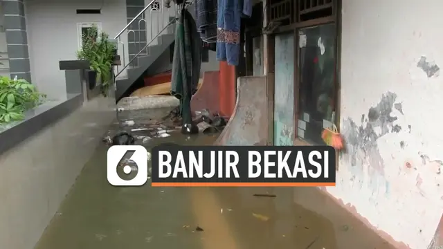 VIDEO: Permukiman di Rawa Lumbu Bekasi Terendam Banjir