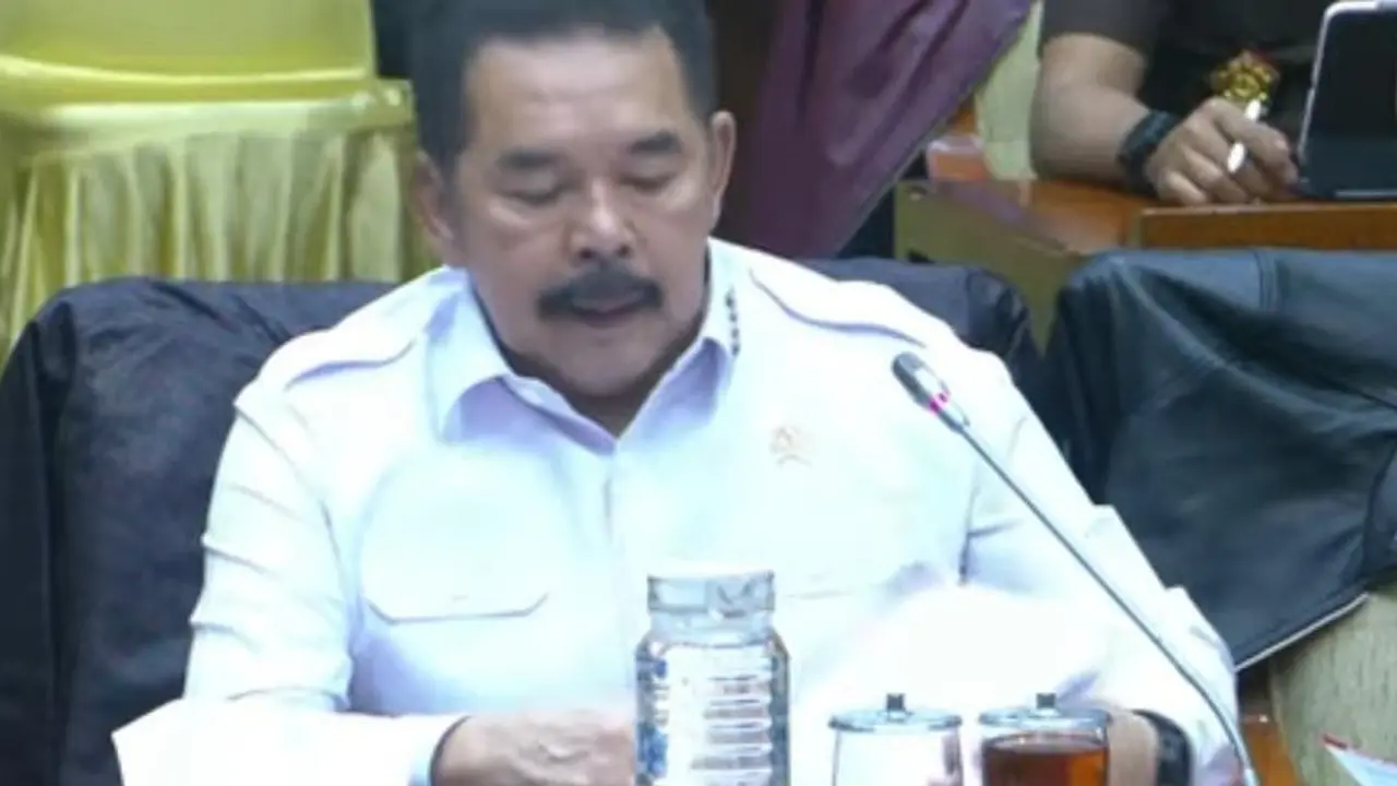 Jaksa Agung ST Burhanuddin dalam Rapat Kerja dengan Komisi III DPR.