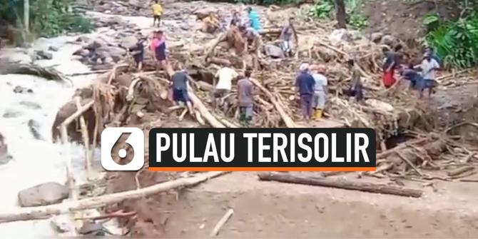 VIDEO: Pulau Adonara NTT Masih Terisolir Imbas Banjir Siklon Tropis Seroja