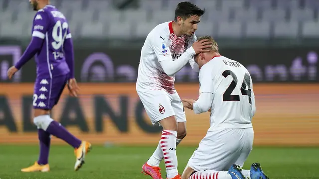 Ibrahimovic Cetak Gol, AC Milan Bekuk Fiorentina 3-2