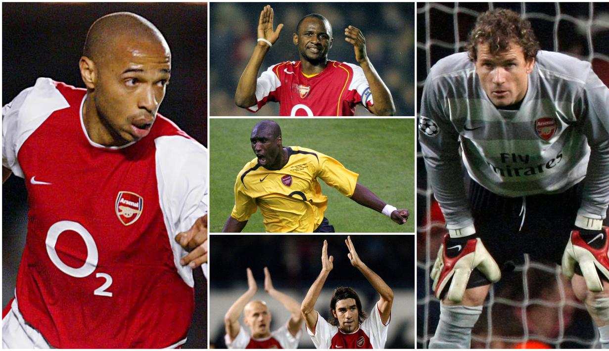 Berikut ini adalah para pemain bintang sekaligus andalan Arsenal era Arsene Wenger.