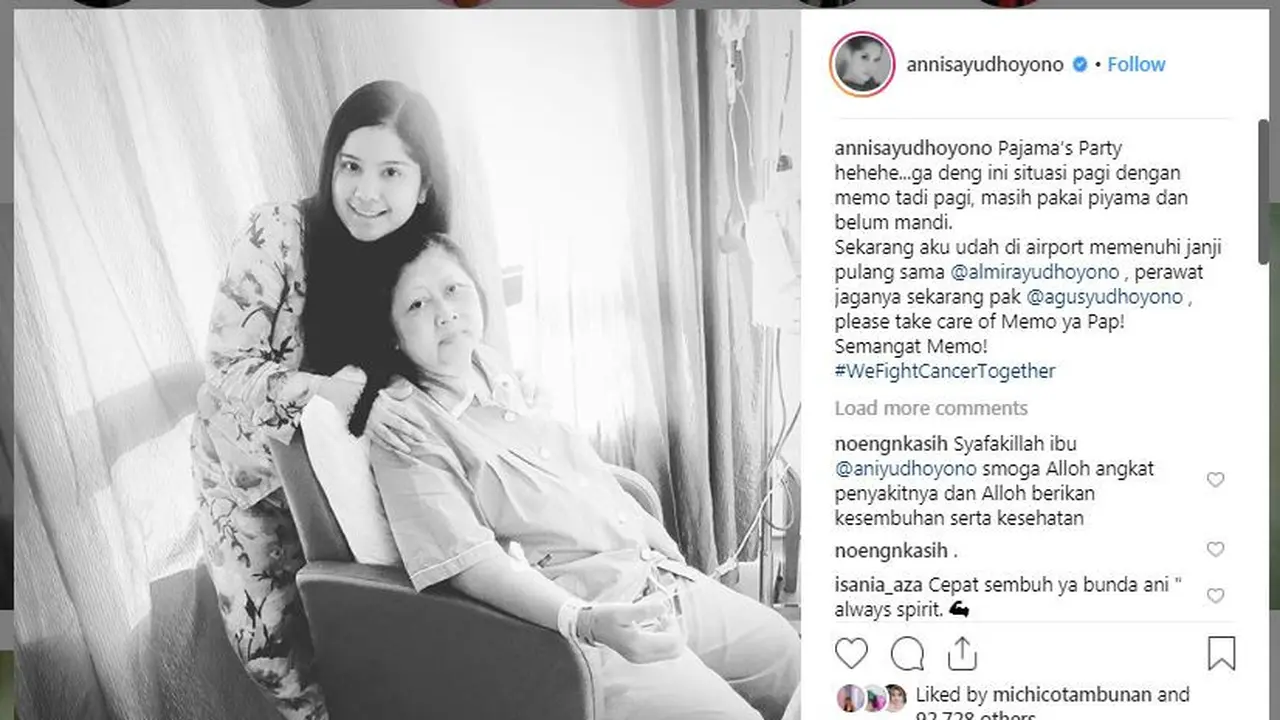 Annisa Pohan bersama ibu mertuanya, Ani Yudhoyono