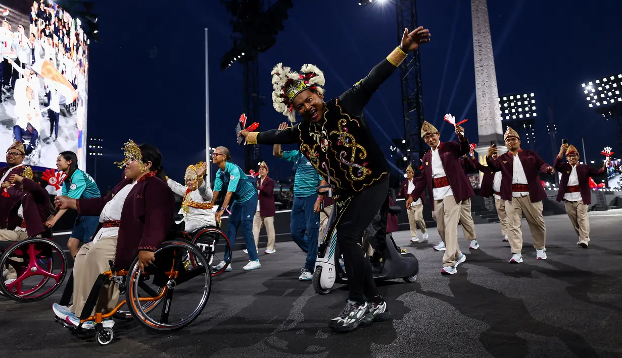 Indonesia diwakili oleh 35 atlet di Paralimpiade Paris 2024 , 13 ofisial, dan enam anggota Chef de Mission di Paralimpiade 2024. (Franck FIFE / AFP)