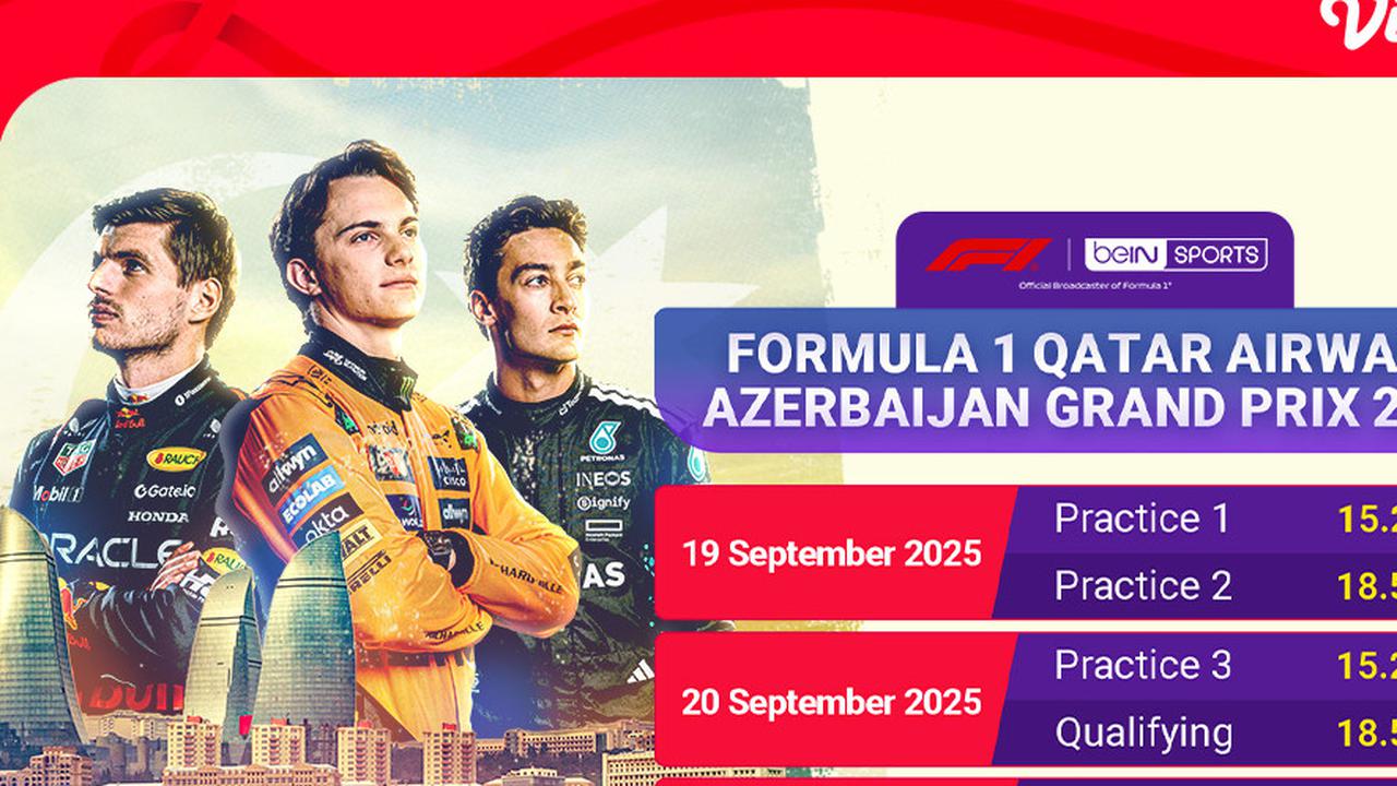 Nonton F1 Azerbaijan Grand Prix 2025 di Vidio