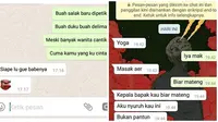 Percakapan Terlanjur Pantun Ini Bikin Ketawa Ngakak (sumber:Instagram/pesansingkatindonesia)