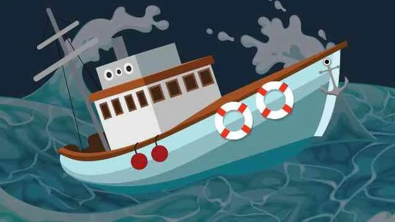 Ilustrasi kapal ikan