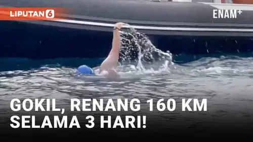 VIDEO: Perenang Malta Berenang di Perairan Terbuka Sejauh 160 KM