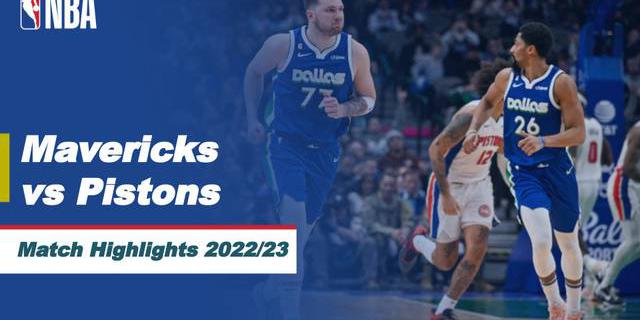 VIDEO: Luka Doncic Bersinar, Dallas Mavericks Kalahkan Detroit Pistons 111-105 di NBA 2022/2023