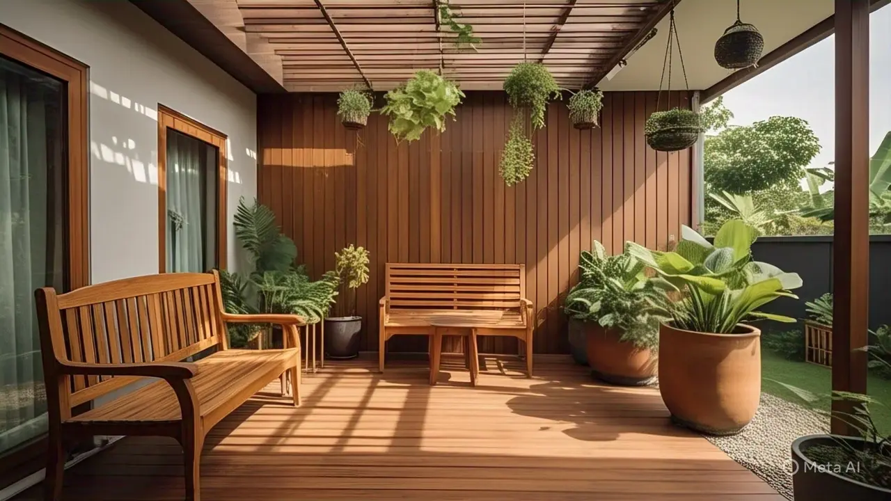 Desain Teras Rumah Islami yang Asri