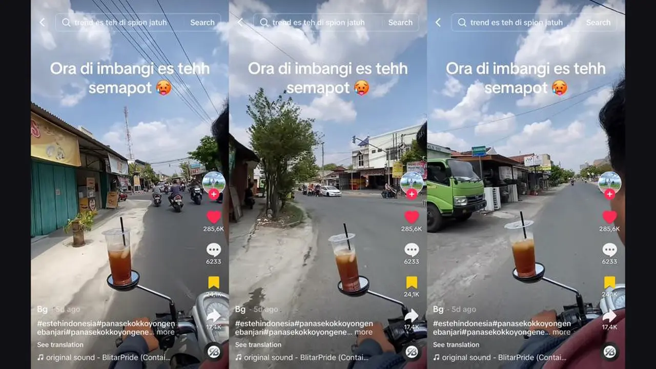 Ide Cupholder di Spion Motor