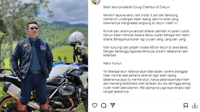 Ridwan Kamil (Foto: Instagram/@ridwankamil)