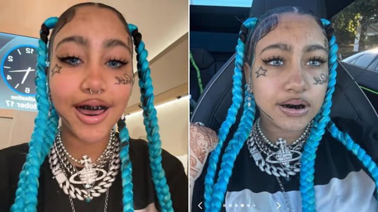 North West's New Look: Fake Face Tattoos and Piercings Draw Attention