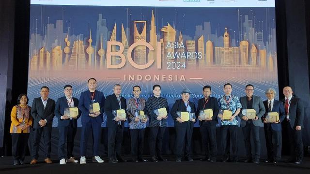 Top 10 Pengembang dan Arsitek Menjadi Award Partner dalam BCI Asia Award 2024.